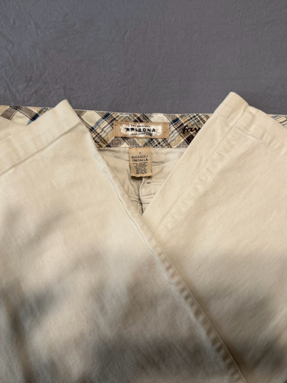 Khaki Flare Pants Sz 7 - Picture 3 of 4